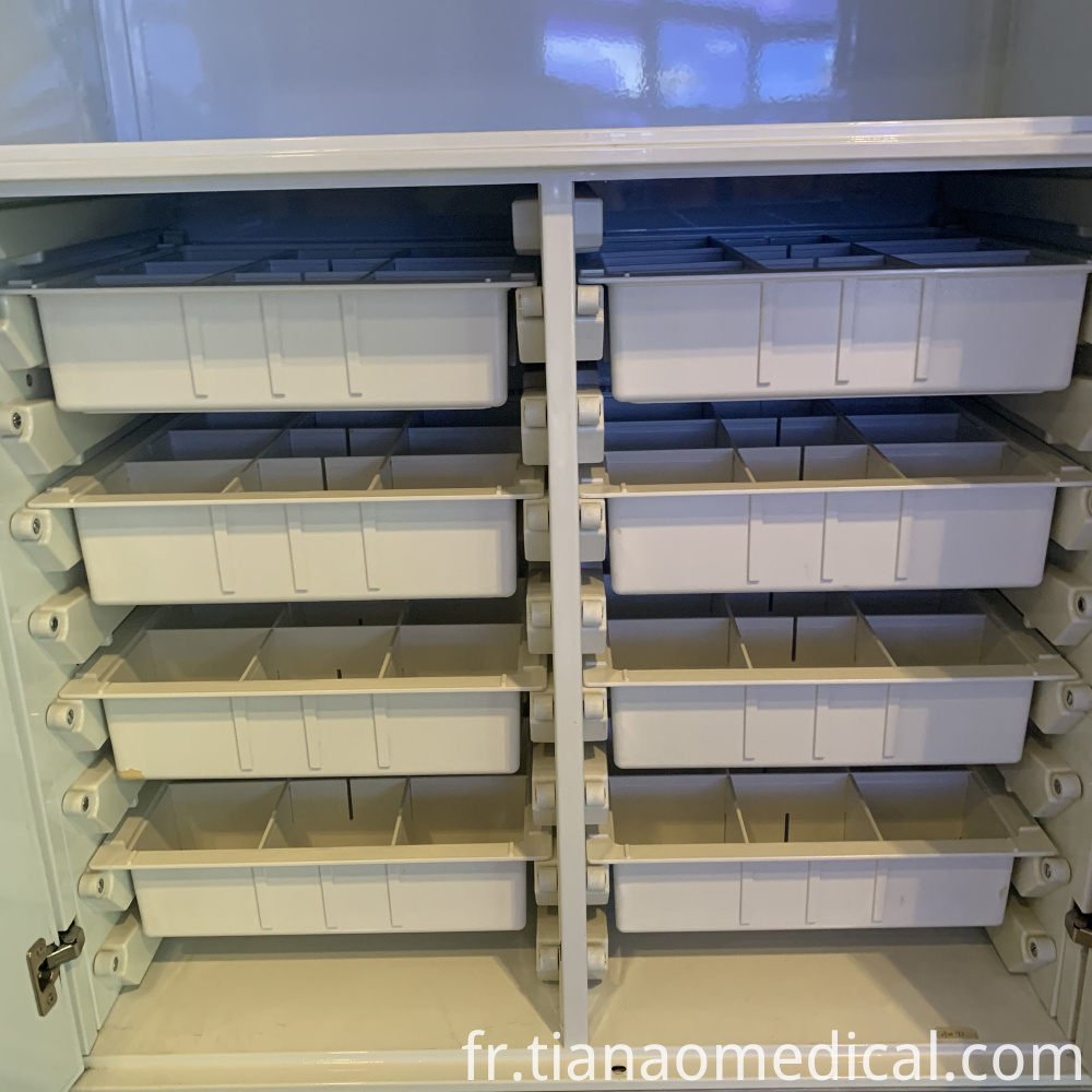 Armoire à pharmacie en acier de l'hôpital Hospital Steel Medicine Cabinet